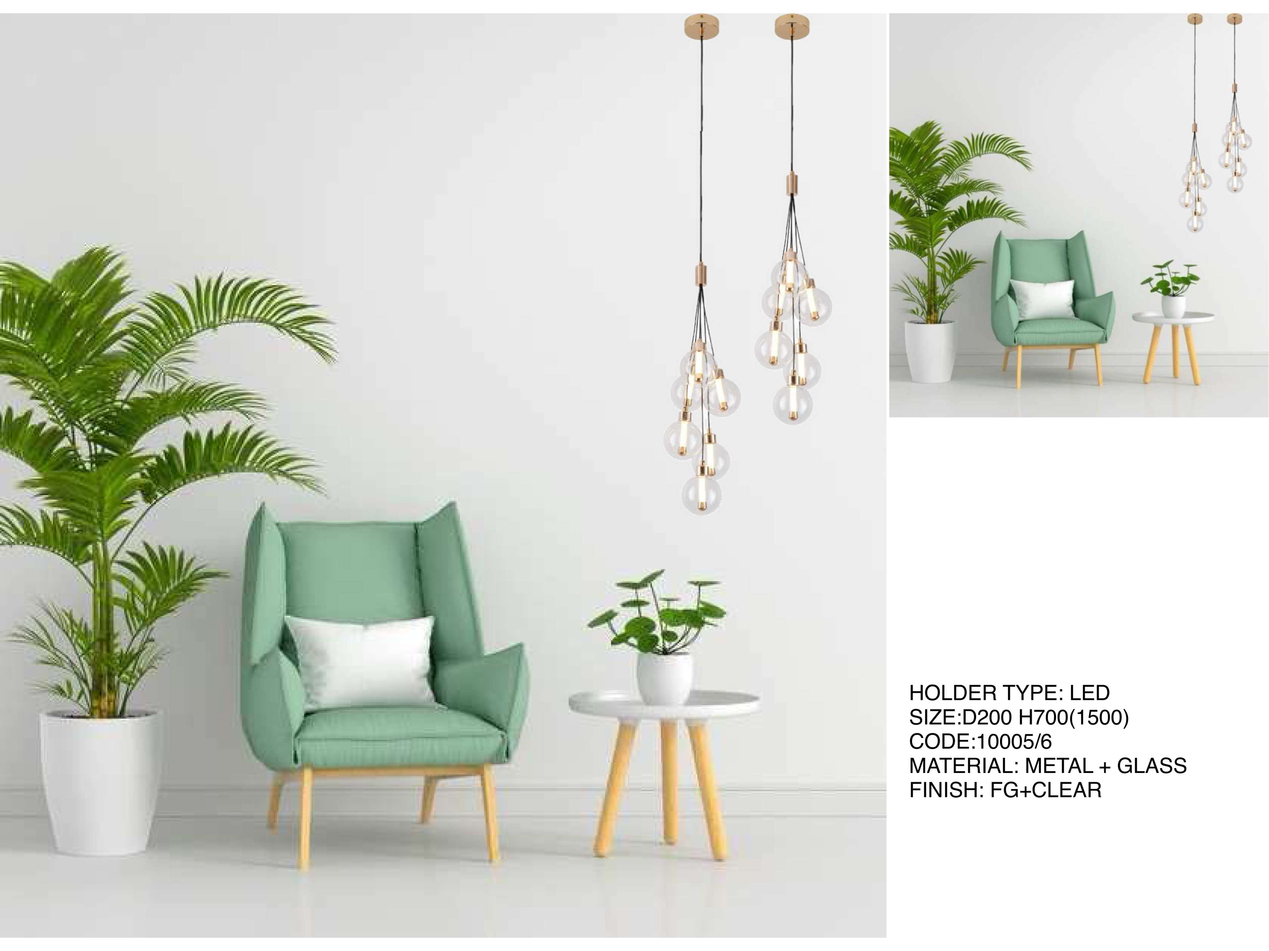 Beyond Lights - Glass Pendant Light- LCHL